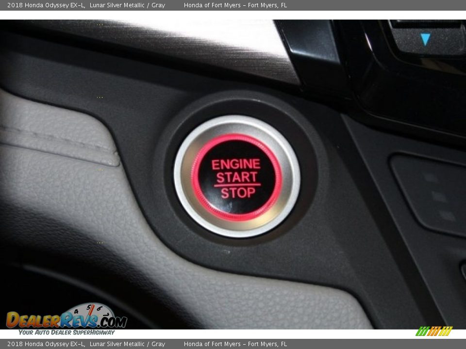 2018 Honda Odyssey EX-L Lunar Silver Metallic / Gray Photo #22