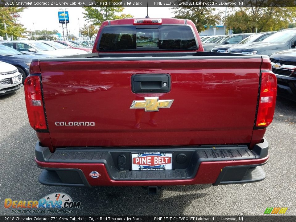 2018 Chevrolet Colorado Z71 Crew Cab 4x4 Cajun Red Tintcoat / Jet Black Photo #5