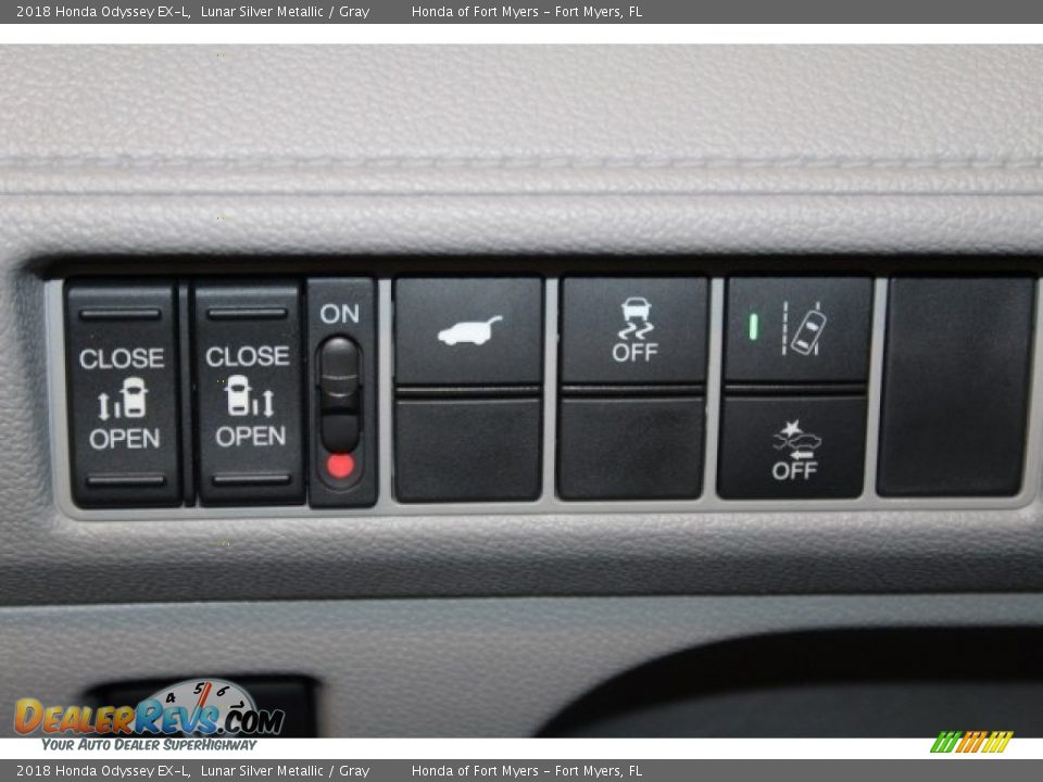 2018 Honda Odyssey EX-L Lunar Silver Metallic / Gray Photo #27