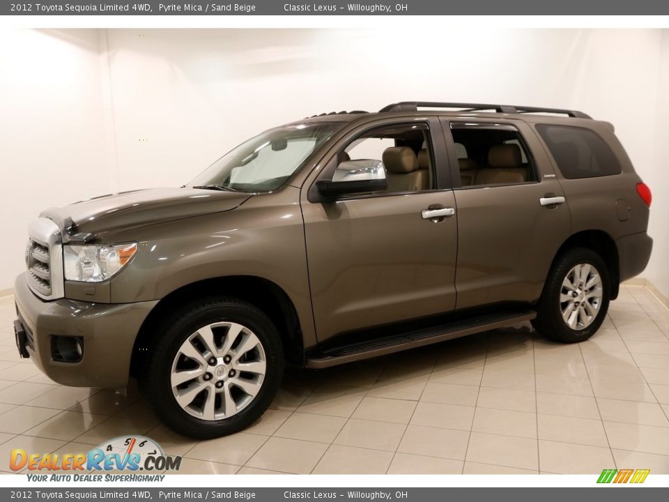 2012 Toyota Sequoia Limited 4WD Pyrite Mica / Sand Beige Photo #3