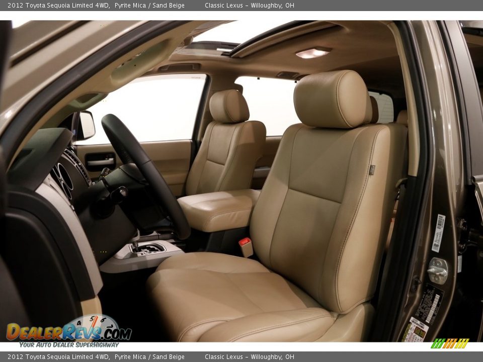 2012 Toyota Sequoia Limited 4WD Pyrite Mica / Sand Beige Photo #6