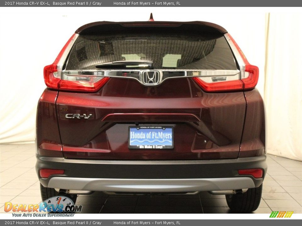 2017 Honda CR-V EX-L Basque Red Pearl II / Gray Photo #5