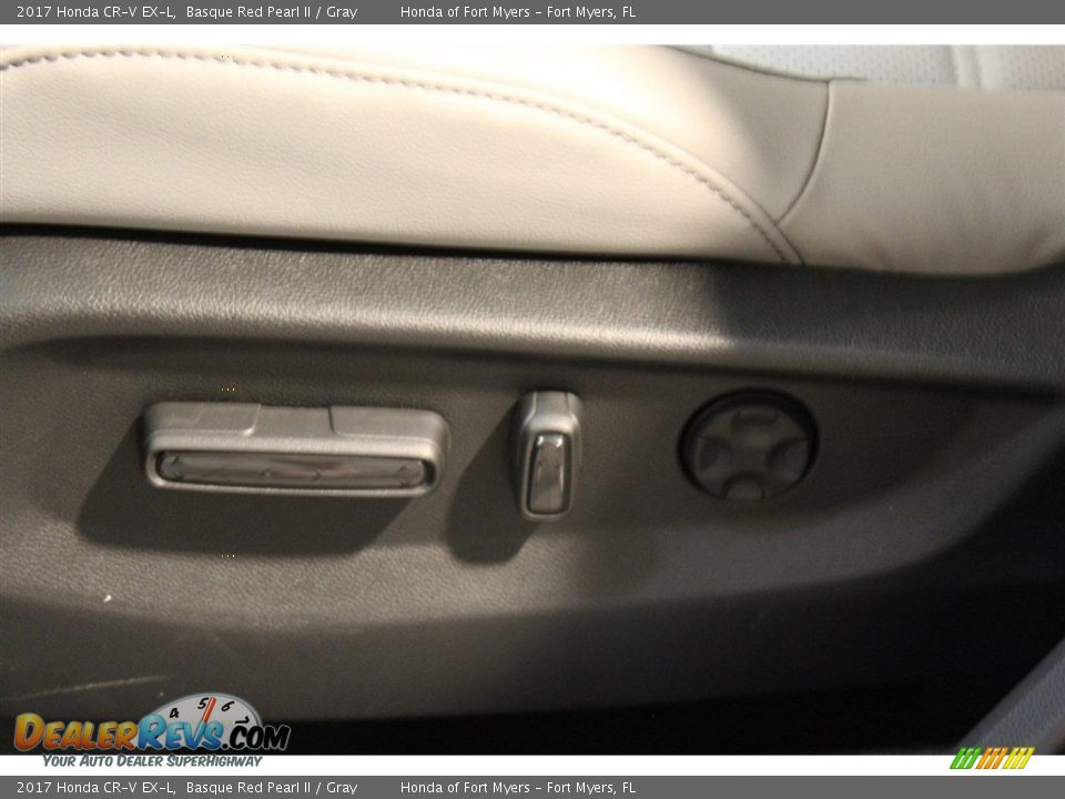 2017 Honda CR-V EX-L Basque Red Pearl II / Gray Photo #12