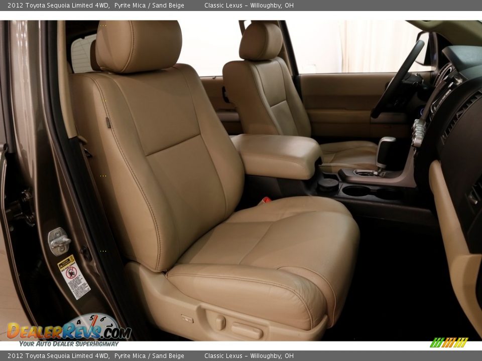 2012 Toyota Sequoia Limited 4WD Pyrite Mica / Sand Beige Photo #18