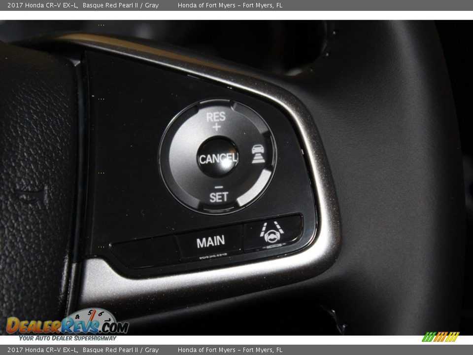 2017 Honda CR-V EX-L Basque Red Pearl II / Gray Photo #16