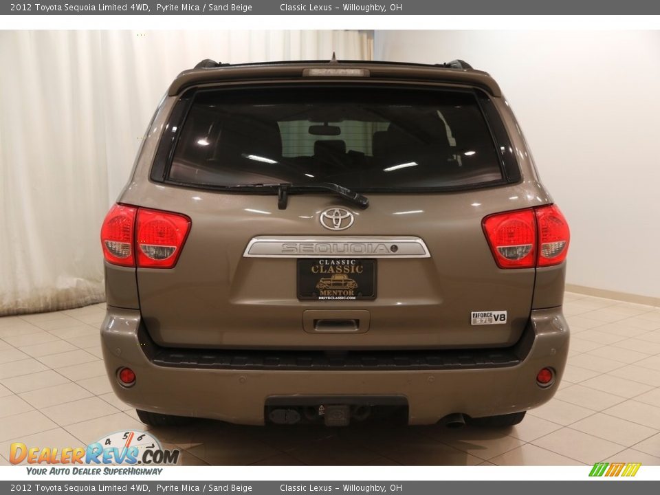 2012 Toyota Sequoia Limited 4WD Pyrite Mica / Sand Beige Photo #23