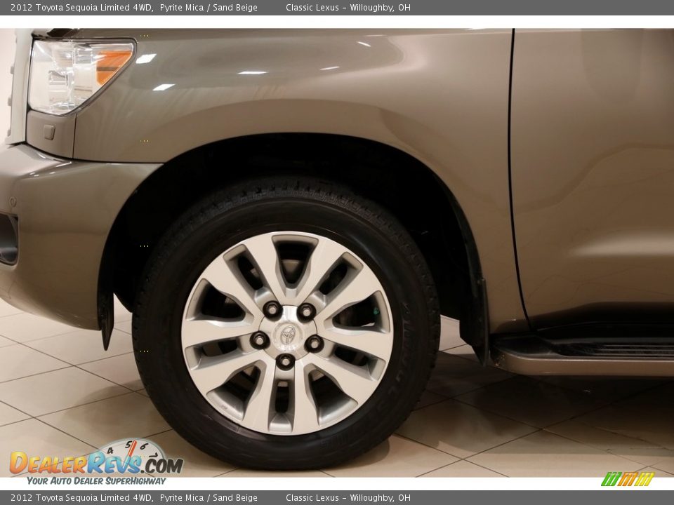 2012 Toyota Sequoia Limited 4WD Pyrite Mica / Sand Beige Photo #25
