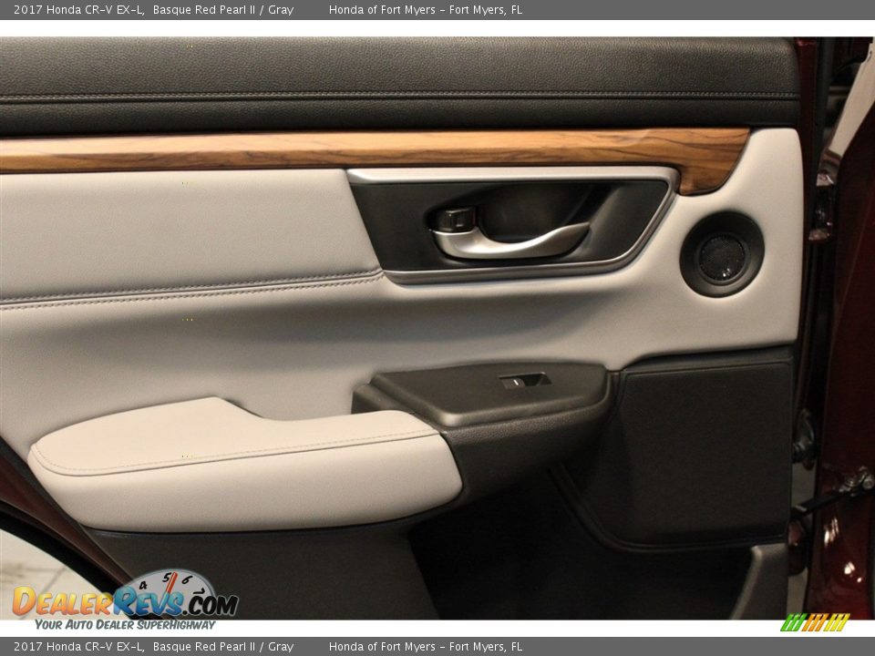 2017 Honda CR-V EX-L Basque Red Pearl II / Gray Photo #27
