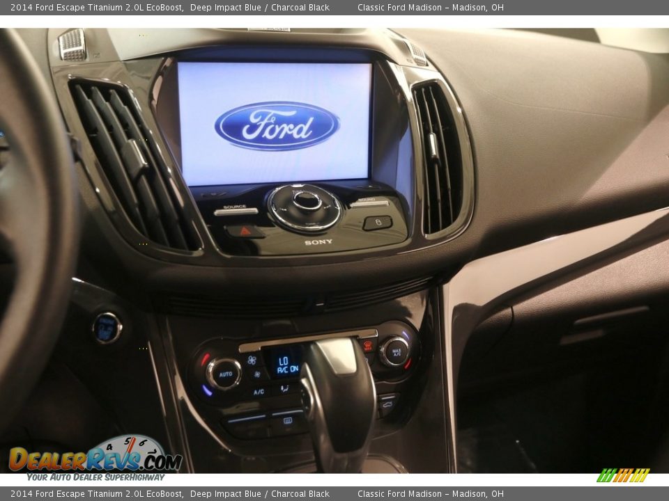 2014 Ford Escape Titanium 2.0L EcoBoost Deep Impact Blue / Charcoal Black Photo #8