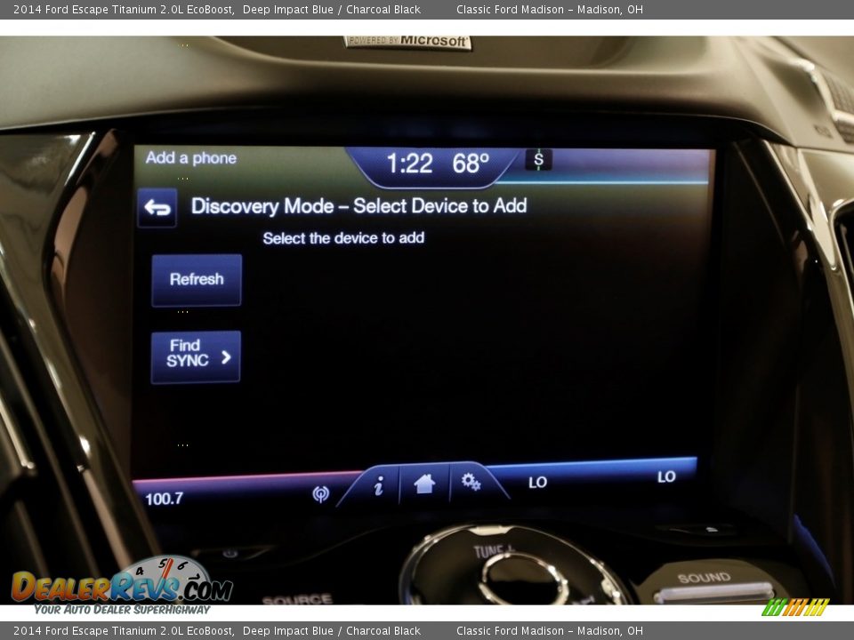 2014 Ford Escape Titanium 2.0L EcoBoost Deep Impact Blue / Charcoal Black Photo #13