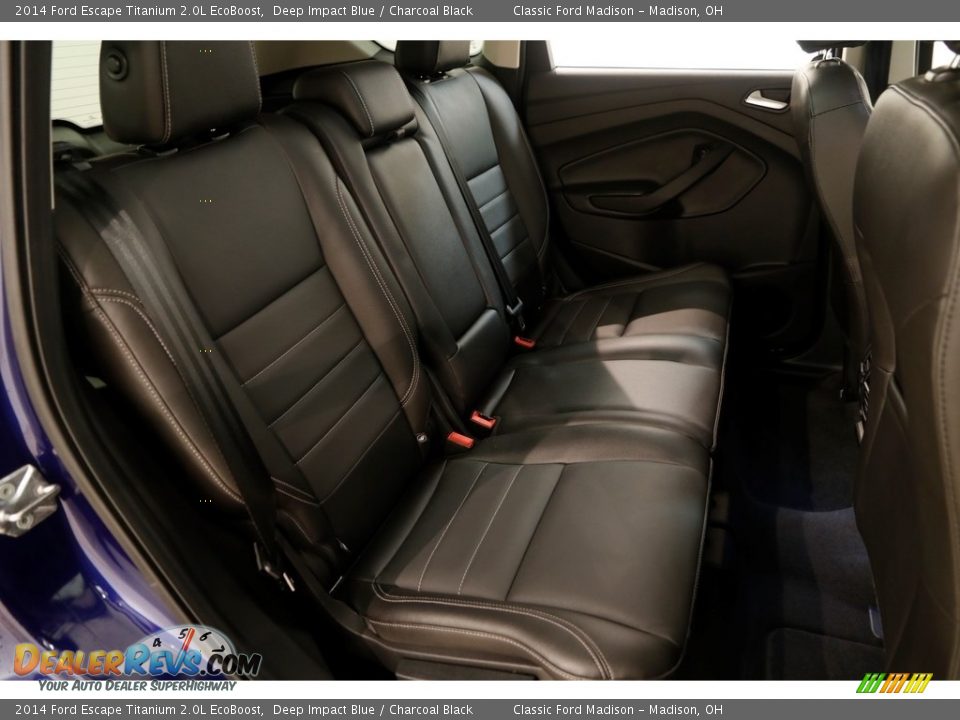 2014 Ford Escape Titanium 2.0L EcoBoost Deep Impact Blue / Charcoal Black Photo #16