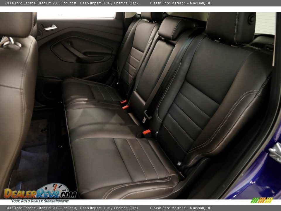 2014 Ford Escape Titanium 2.0L EcoBoost Deep Impact Blue / Charcoal Black Photo #17
