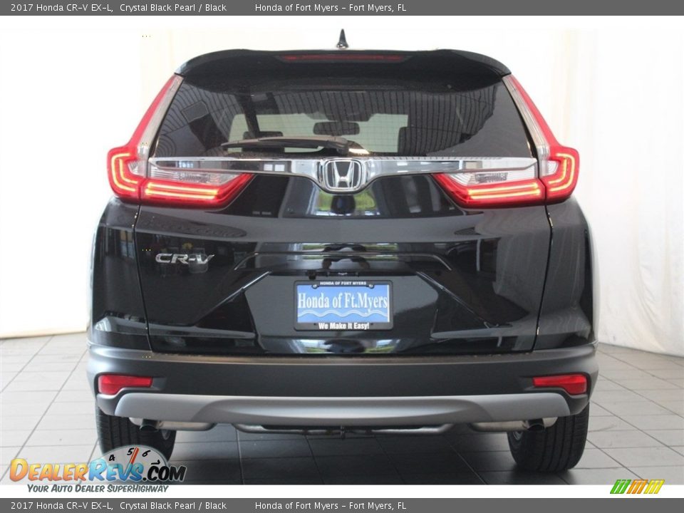 2017 Honda CR-V EX-L Crystal Black Pearl / Black Photo #6