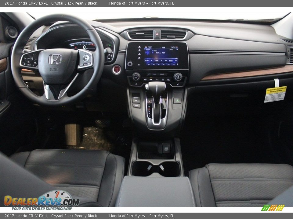 2017 Honda CR-V EX-L Crystal Black Pearl / Black Photo #8