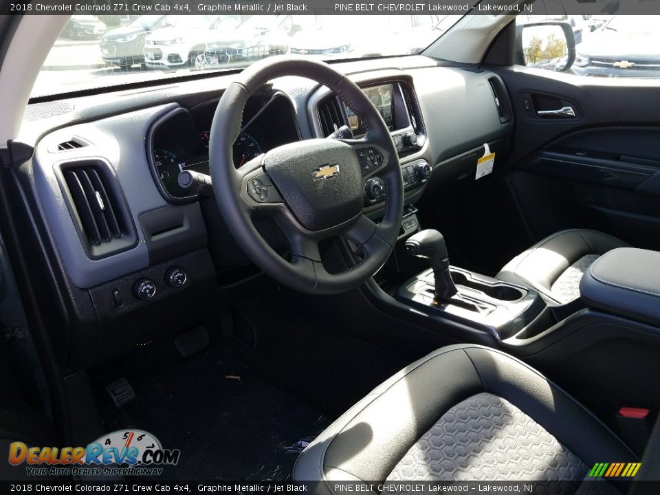 2018 Chevrolet Colorado Z71 Crew Cab 4x4 Graphite Metallic / Jet Black Photo #7