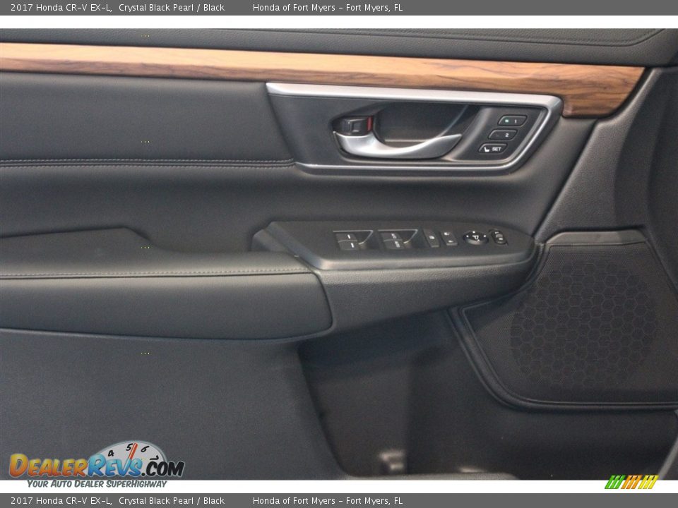 2017 Honda CR-V EX-L Crystal Black Pearl / Black Photo #9