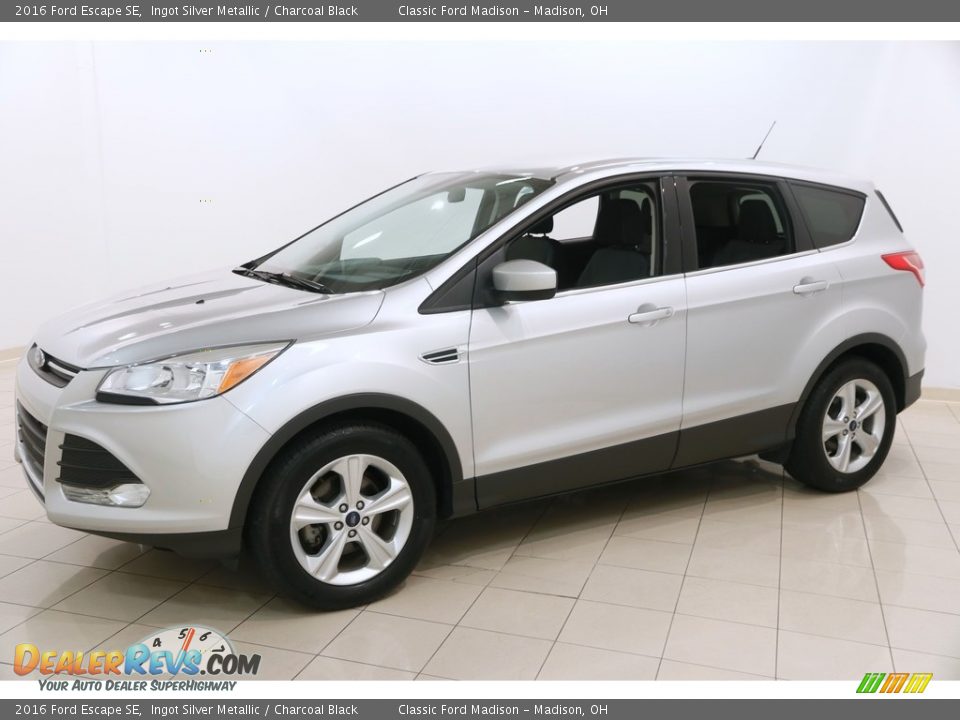 2016 Ford Escape SE Ingot Silver Metallic / Charcoal Black Photo #3