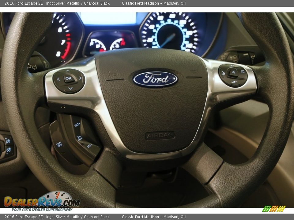 2016 Ford Escape SE Ingot Silver Metallic / Charcoal Black Photo #6