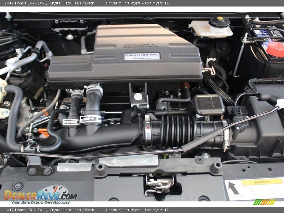 2017 Honda CR-V EX-L Crystal Black Pearl / Black Photo #33
