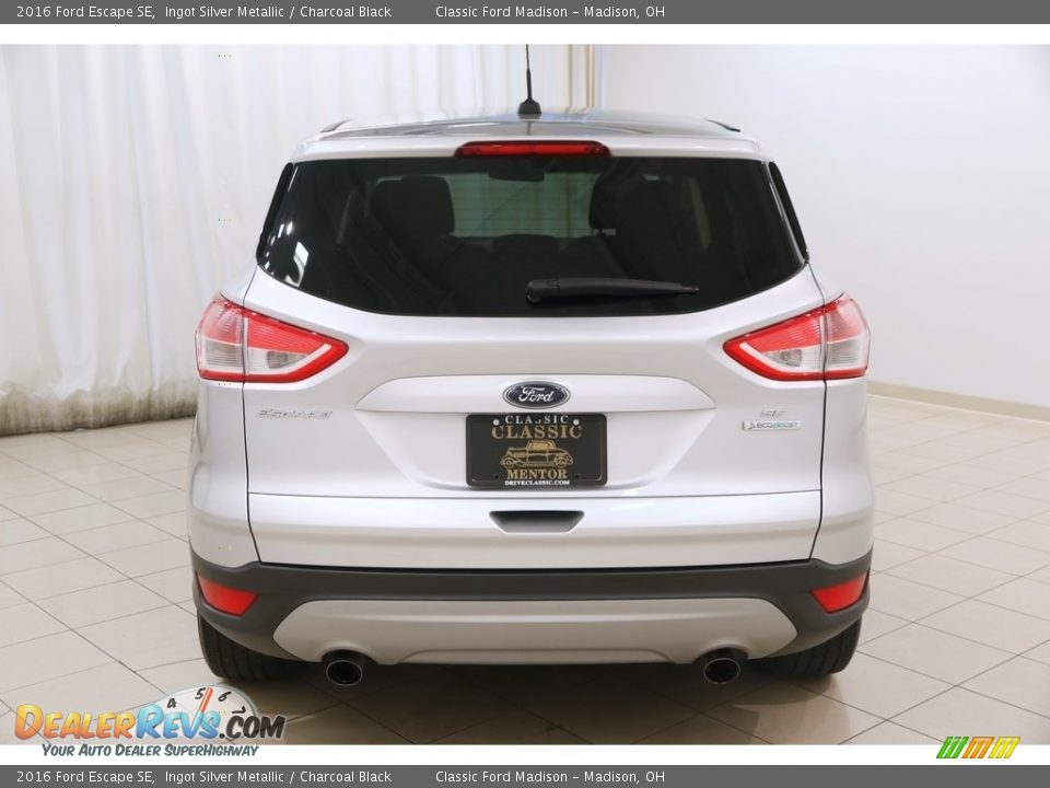 2016 Ford Escape SE Ingot Silver Metallic / Charcoal Black Photo #15