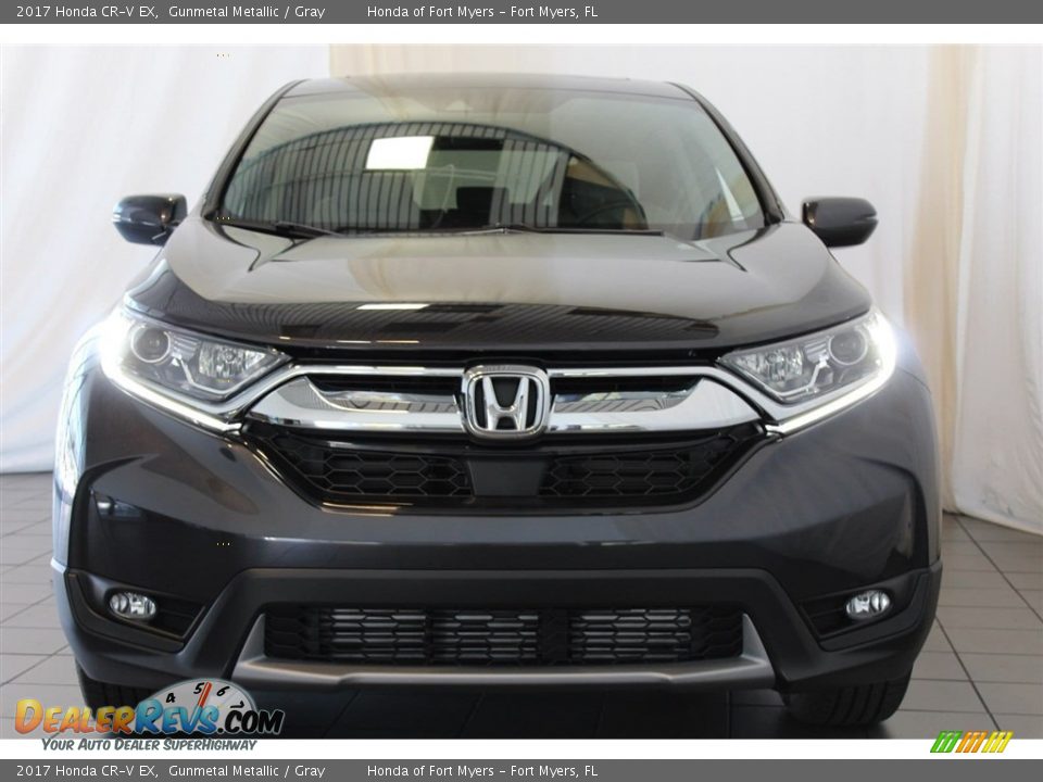 2017 Honda CR-V EX Gunmetal Metallic / Gray Photo #4
