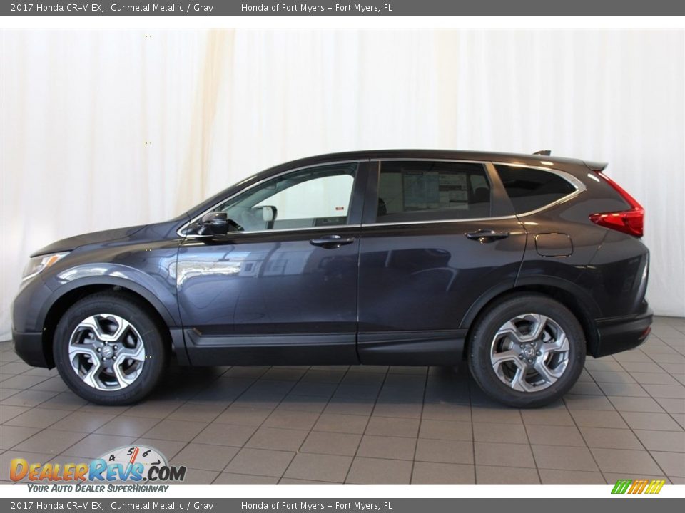 2017 Honda CR-V EX Gunmetal Metallic / Gray Photo #5