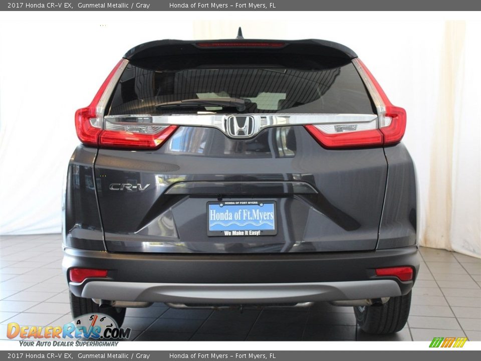 2017 Honda CR-V EX Gunmetal Metallic / Gray Photo #6