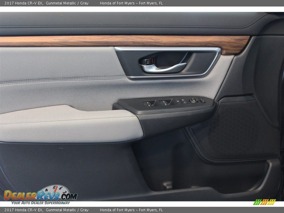2017 Honda CR-V EX Gunmetal Metallic / Gray Photo #7