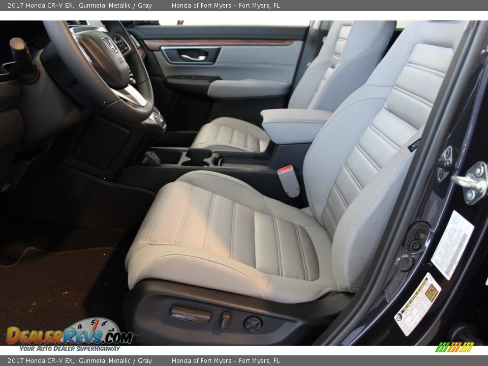 2017 Honda CR-V EX Gunmetal Metallic / Gray Photo #9