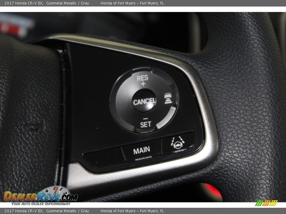 2017 Honda CR-V EX Gunmetal Metallic / Gray Photo #14