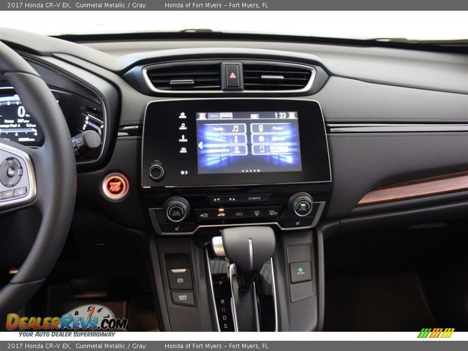 2017 Honda CR-V EX Gunmetal Metallic / Gray Photo #15
