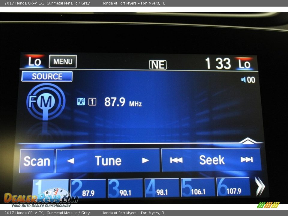 2017 Honda CR-V EX Gunmetal Metallic / Gray Photo #17