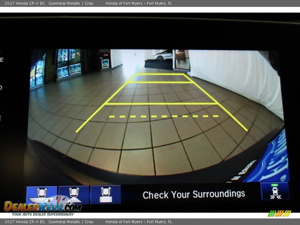 2017 Honda CR-V EX Gunmetal Metallic / Gray Photo #18