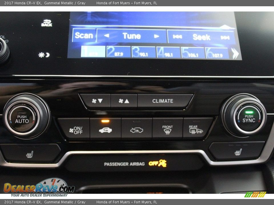 2017 Honda CR-V EX Gunmetal Metallic / Gray Photo #19