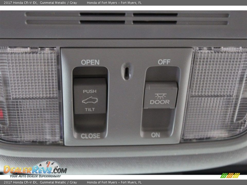 2017 Honda CR-V EX Gunmetal Metallic / Gray Photo #24