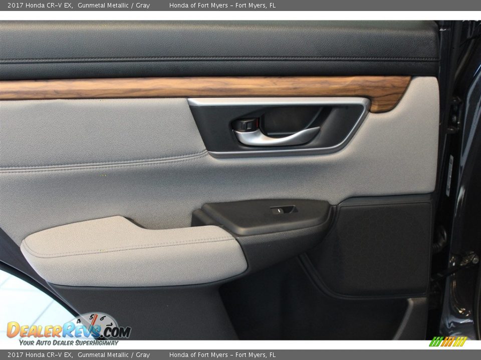 2017 Honda CR-V EX Gunmetal Metallic / Gray Photo #26