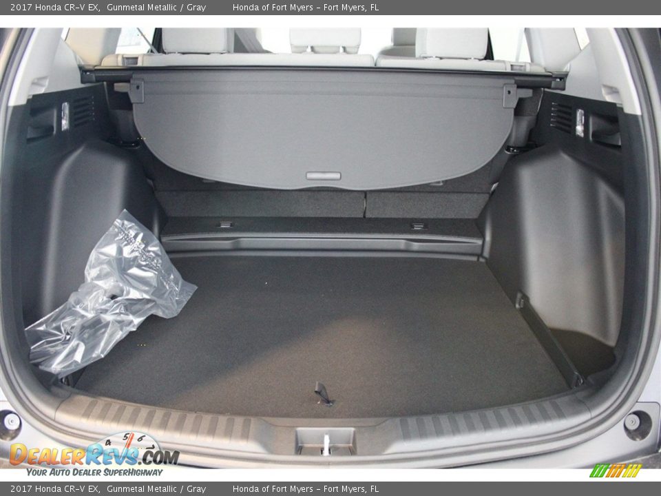 2017 Honda CR-V EX Gunmetal Metallic / Gray Photo #28