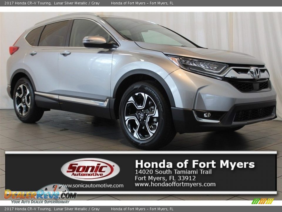 2017 Honda CR-V Touring Lunar Silver Metallic / Gray Photo #1