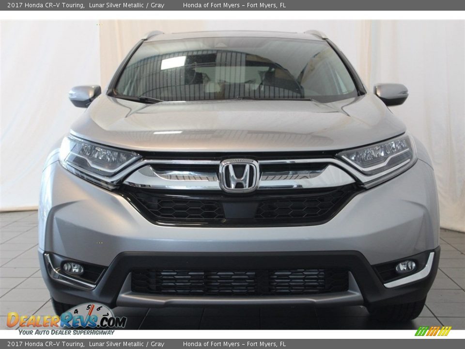 2017 Honda CR-V Touring Lunar Silver Metallic / Gray Photo #3