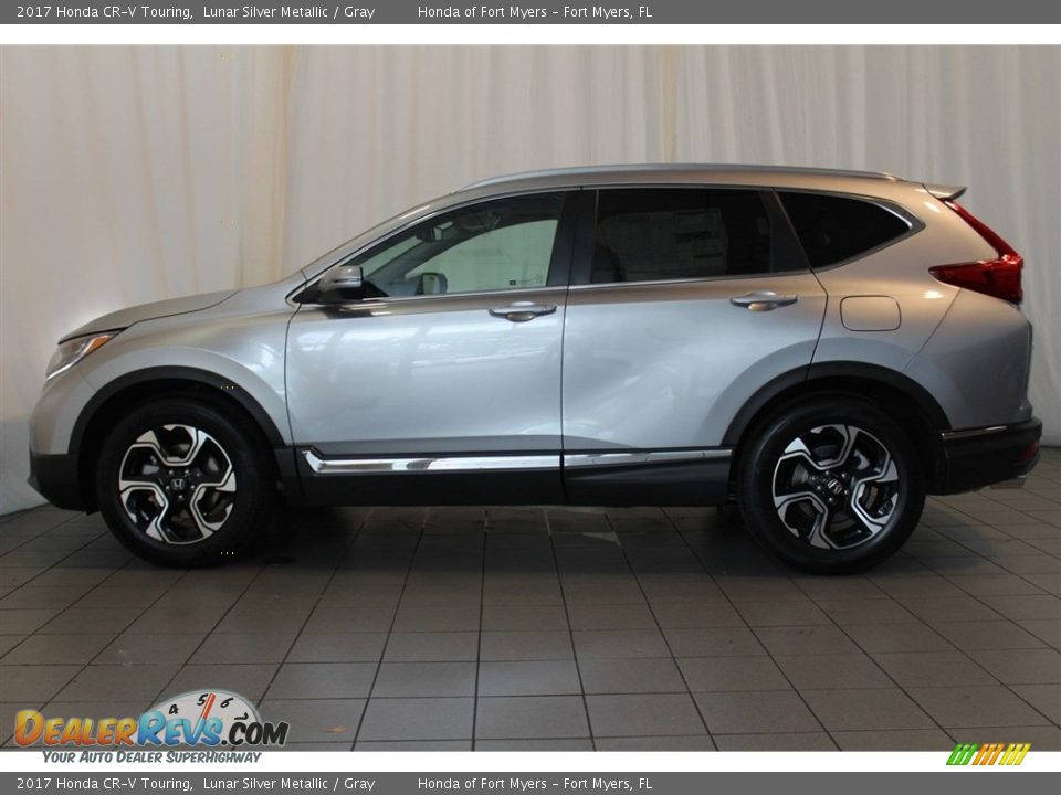 2017 Honda CR-V Touring Lunar Silver Metallic / Gray Photo #4
