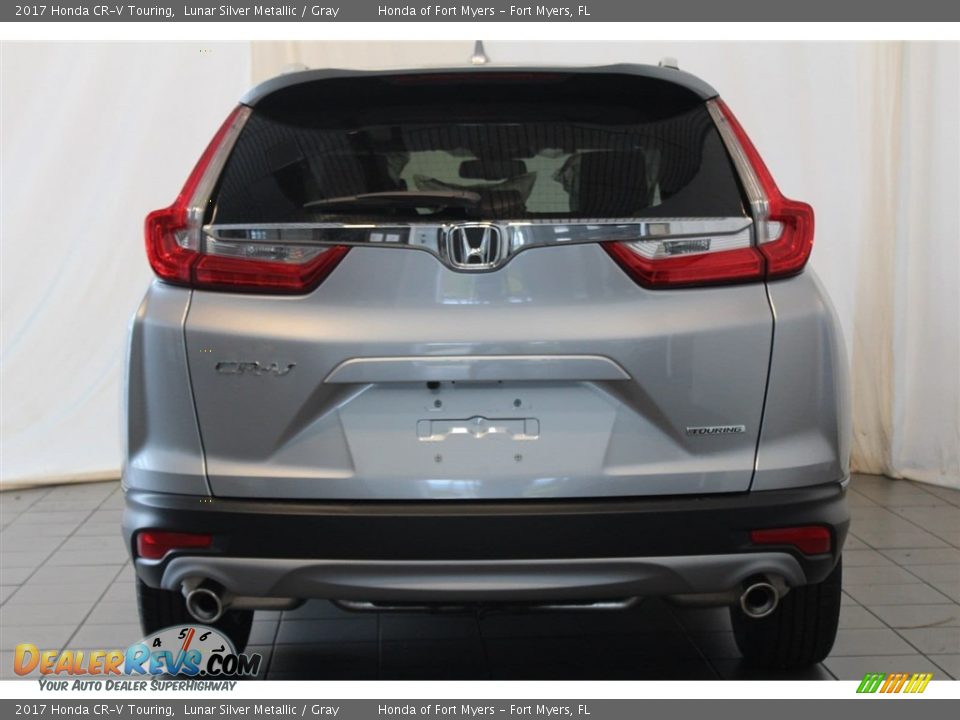 2017 Honda CR-V Touring Lunar Silver Metallic / Gray Photo #6