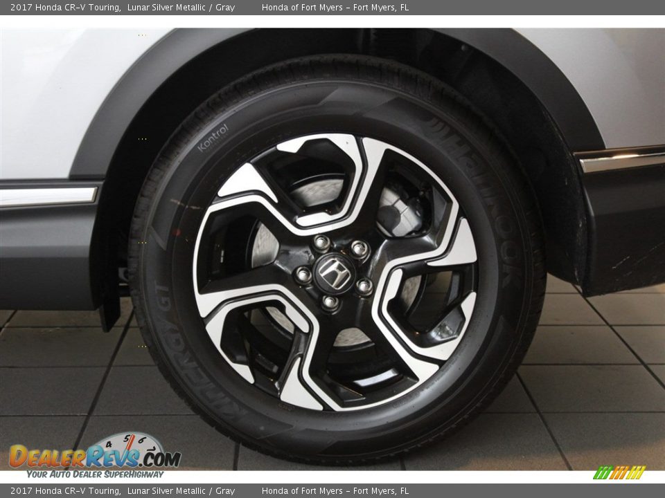 2017 Honda CR-V Touring Lunar Silver Metallic / Gray Photo #7