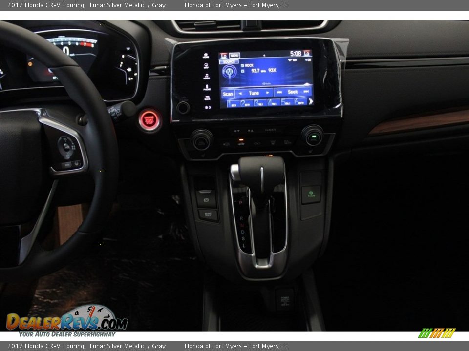2017 Honda CR-V Touring Lunar Silver Metallic / Gray Photo #16