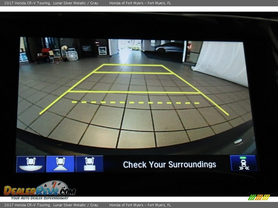 2017 Honda CR-V Touring Lunar Silver Metallic / Gray Photo #18
