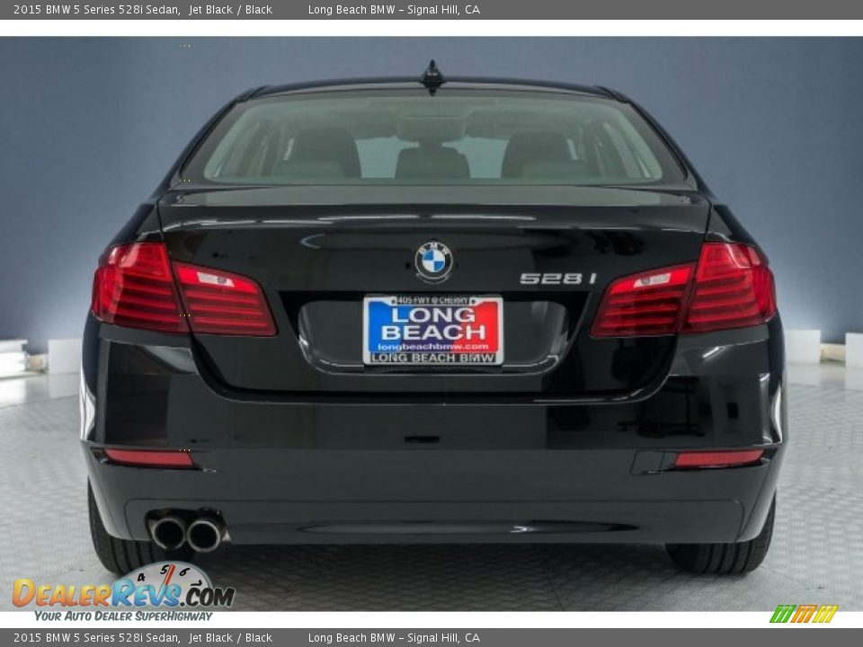 2015 BMW 5 Series 528i Sedan Jet Black / Black Photo #3