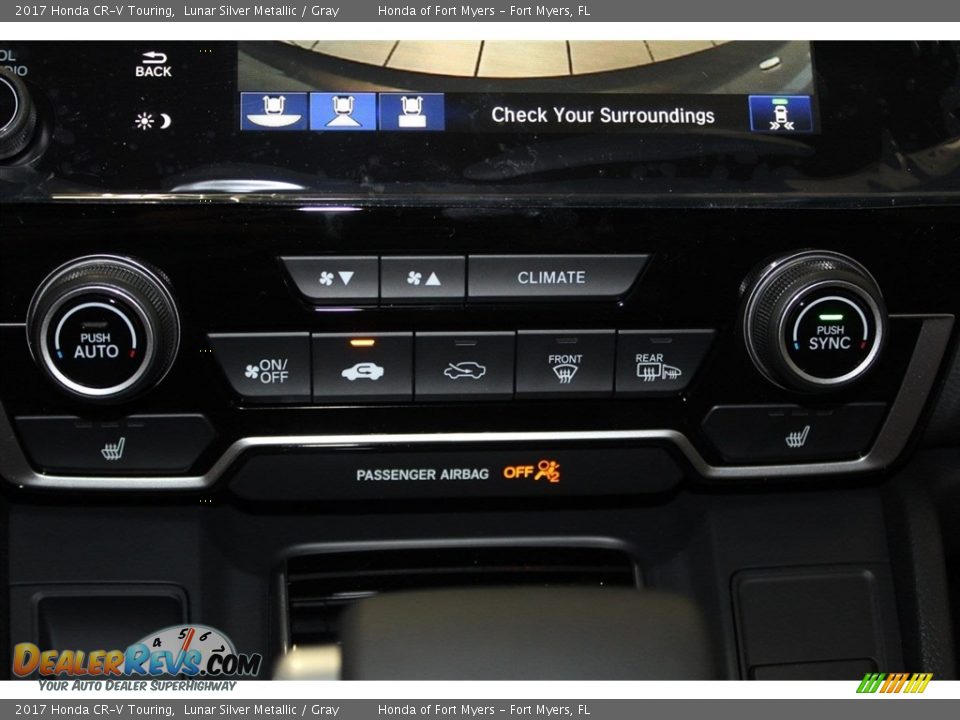 2017 Honda CR-V Touring Lunar Silver Metallic / Gray Photo #19