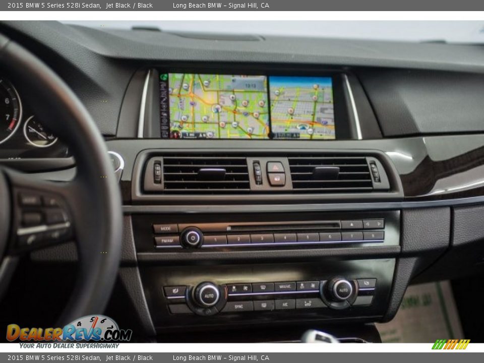 2015 BMW 5 Series 528i Sedan Jet Black / Black Photo #5