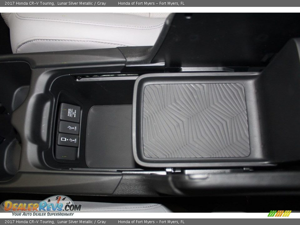 2017 Honda CR-V Touring Lunar Silver Metallic / Gray Photo #24