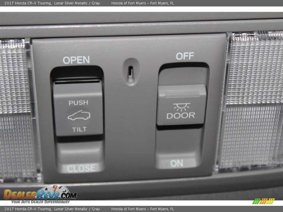 2017 Honda CR-V Touring Lunar Silver Metallic / Gray Photo #25