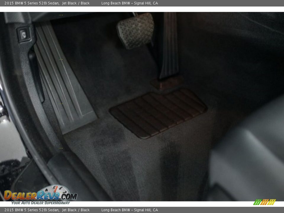 2015 BMW 5 Series 528i Sedan Jet Black / Black Photo #17